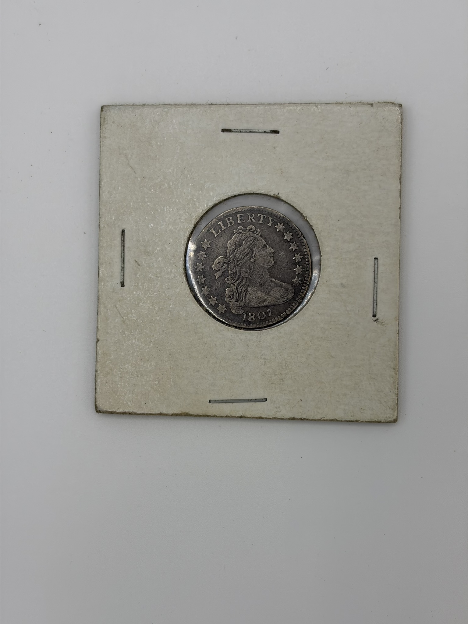 Bust dime, obverse
