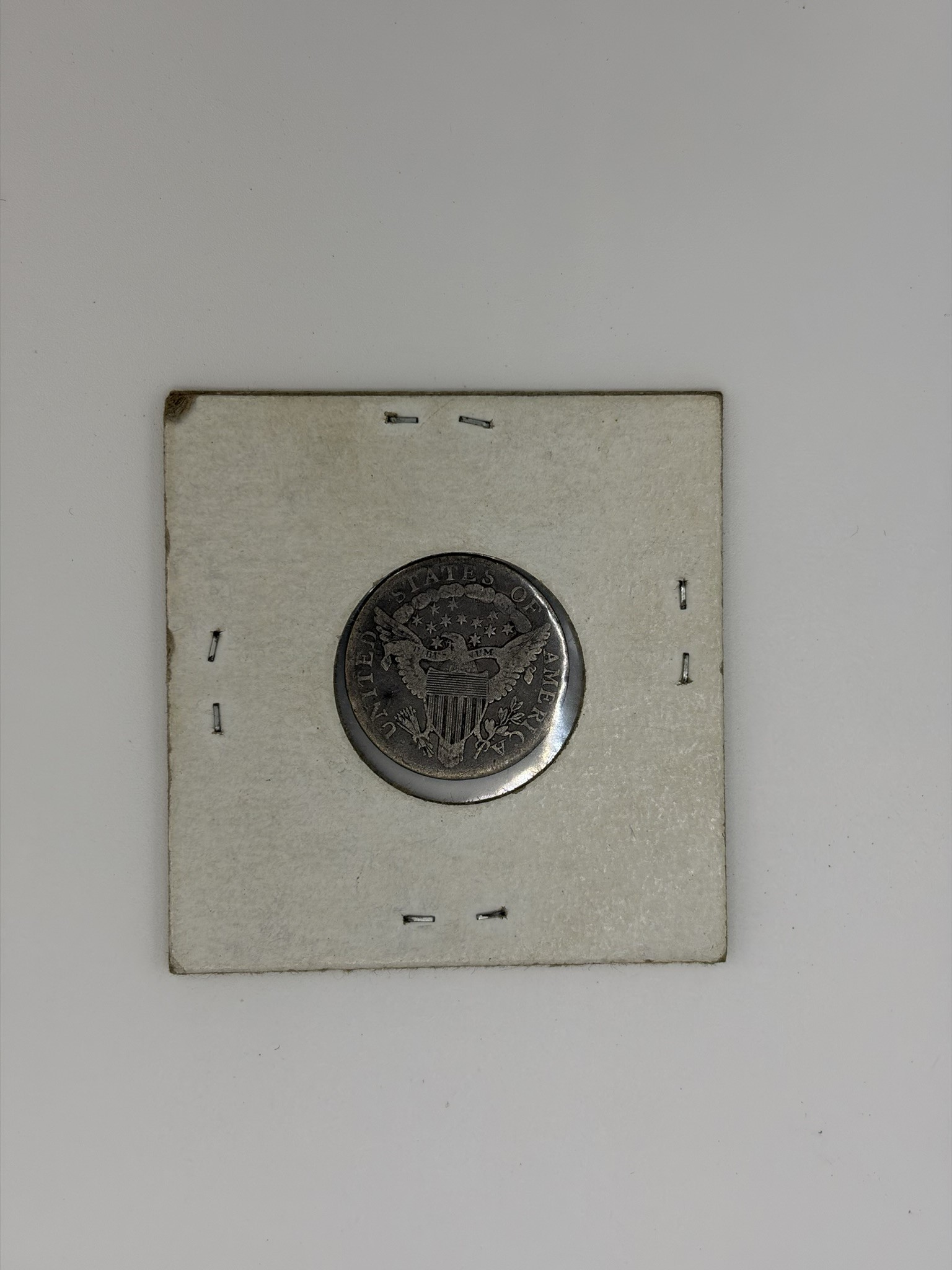 Bust dime, reverse